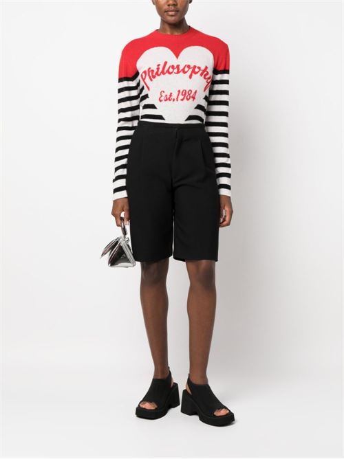 Maglia donna a righe Philosophy di Lorenzo Serafini | 09055700A1002